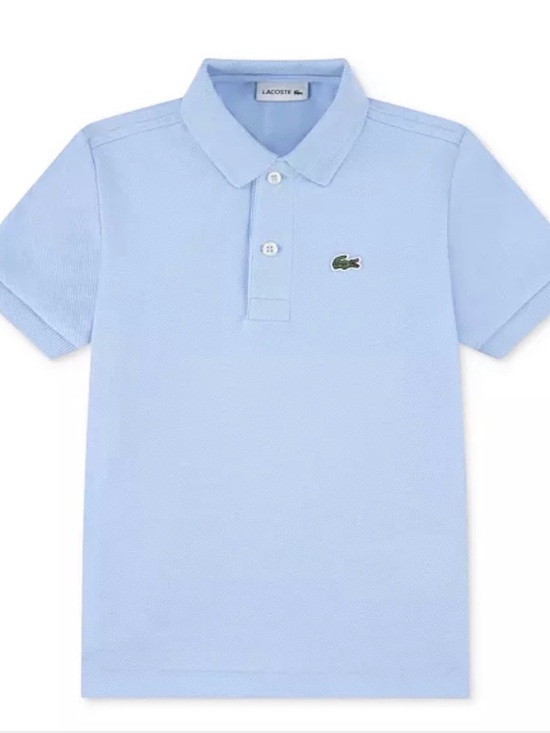 Lacoste Other - Lacoste Polo Shirt Vintage Blue Boys Size 6A Small 6/7
